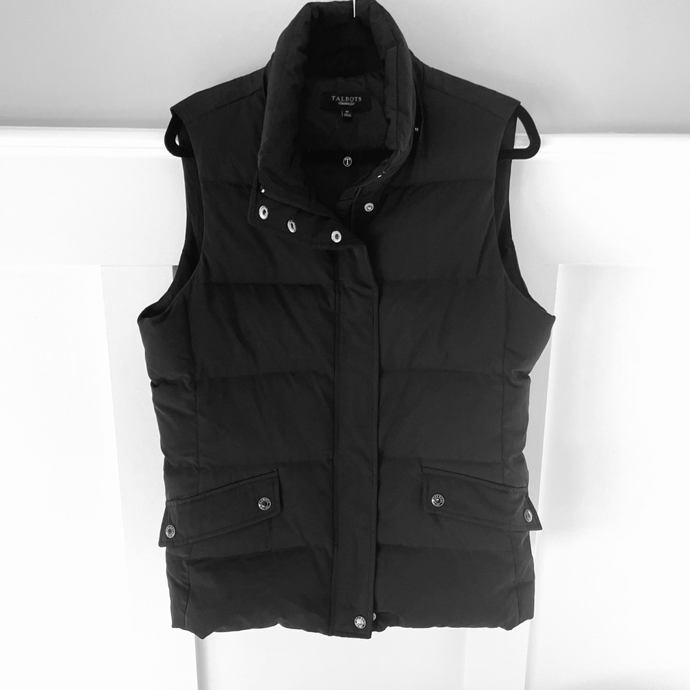 Talbots Down Puffer Vest Size Medium